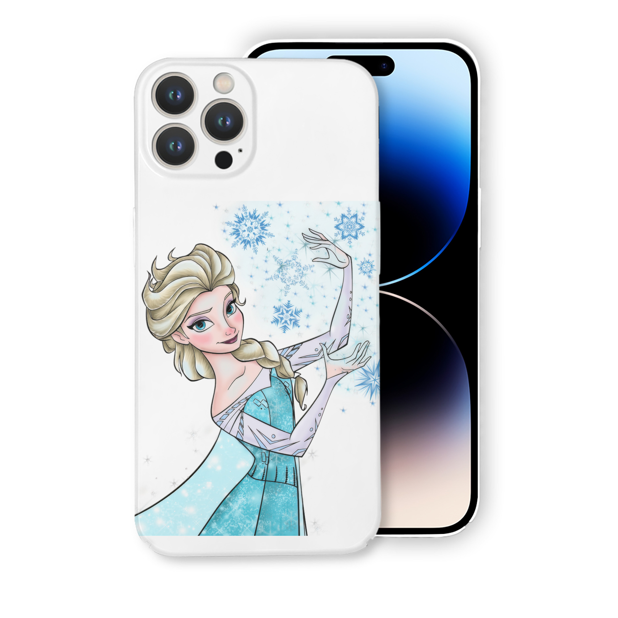（画像用） アナと雪の女王 アンナ エルサ Frozen Anna Elsa 【iPhone 14シリーズ対応】ハードケース